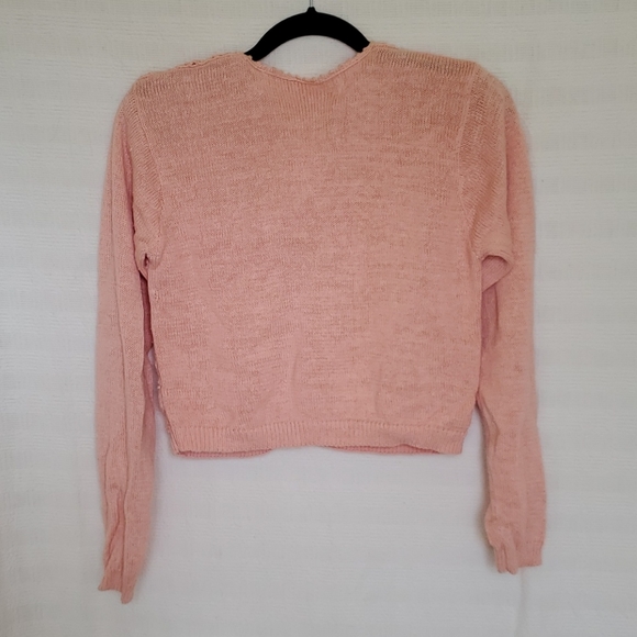 💥Host Pick💥 Vintage Floral Lace Cropped Cardigan - Picture 4 of 5